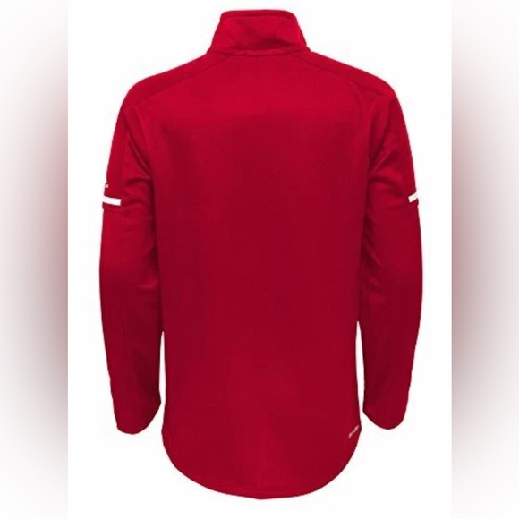 NWT [adidas] Nebraska Cornhuskers NCAA 1/4 Zip Pullover Sweatshirt Youth M 10/12 - Picture 3 of 12